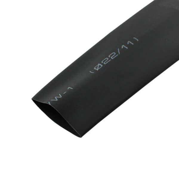 HEAT SHRINK 22mm BLACK (MAKARON) 2:1 W/O UL - L-KLS8-01140-HT-22