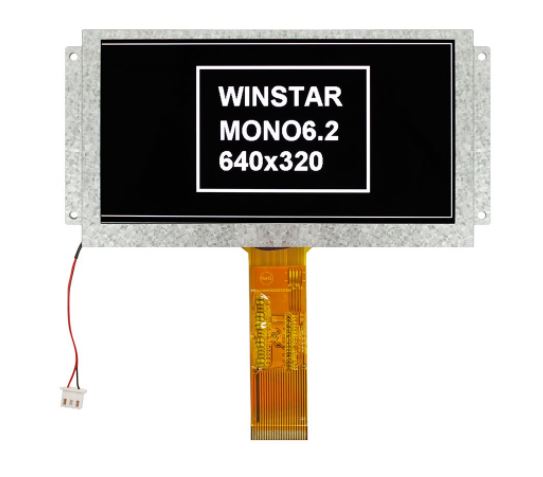 TFT LCD 6.2" 640x320 MONOCHROME 600cd - WF62ATXGRDNN0#