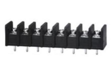 TERM.BLK.8.25MM 8P 180C BARRIER TERMINAL BLACK