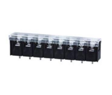 TERM.BLK.8.25MM 8P 180C BARRIER BLOCKS BLACK