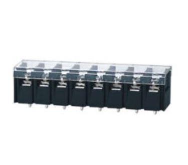 TERM.BLK.9.5MM 8P 180C BARRIER BLOCKS BLACK - DG48C-B-08P-13-00AH