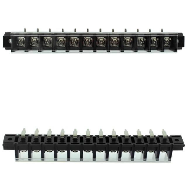 TERM.BLK.13MM 10PIN 90C BARRIER BLACK - DG78R-A-12P-13-00AH