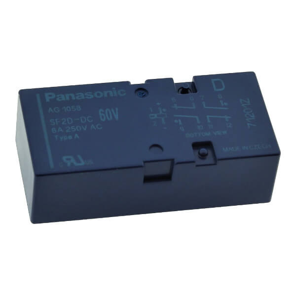 RELAY 6A 60VDC 2PNC - SF2D-DC60V