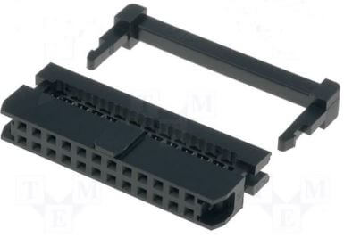 CONNECTOR IDC 12PIN(2x6) 2.0MM BLACK ROHS KLS - L-KLS1-204B-12-B