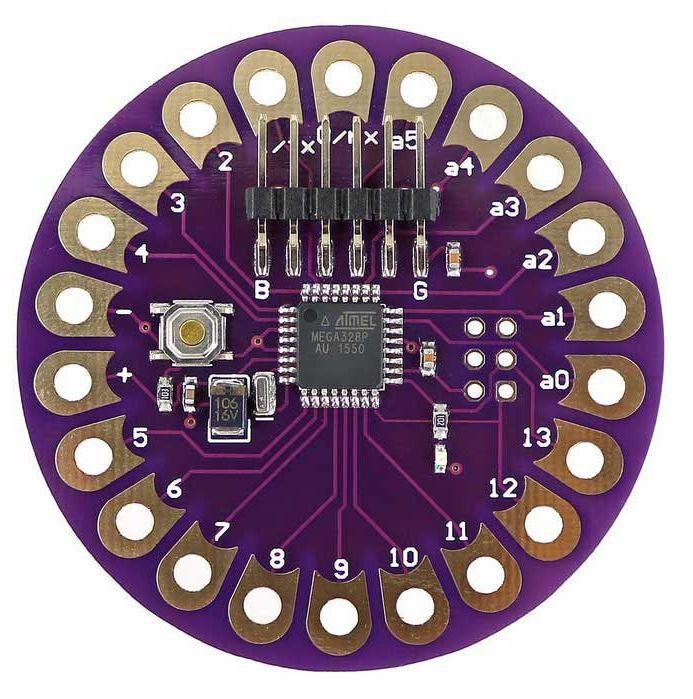 ARDUINO BOARD LILYPAD E-TEXTILE USB ATmega328P