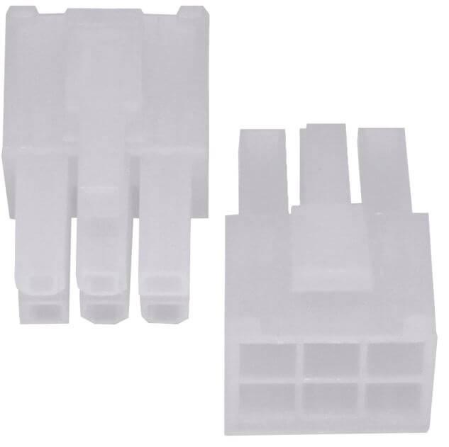 CON.T.B.4.20MM 6PIN (2x3) FEMALE HOUSING MINI FIT - I-DS1073-02-SCT02X3