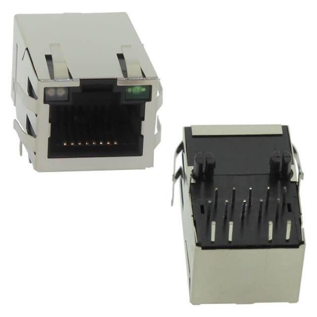 MODULAR JACK THT R/A 8P8C (RJ45,Ethernet) GRAY - L-KLS12-TL191-1X1-GY/G-0