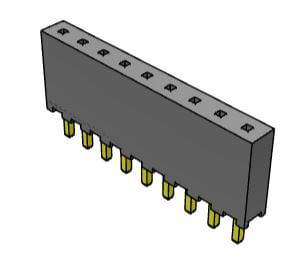 CONNECTOR SOCKET 2.00MM 9PIN THT