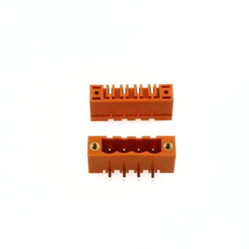 TERM.BLK.5.08MM 4P MALE ORANGE - 2EDGRM-5.08-04P-15-00AH