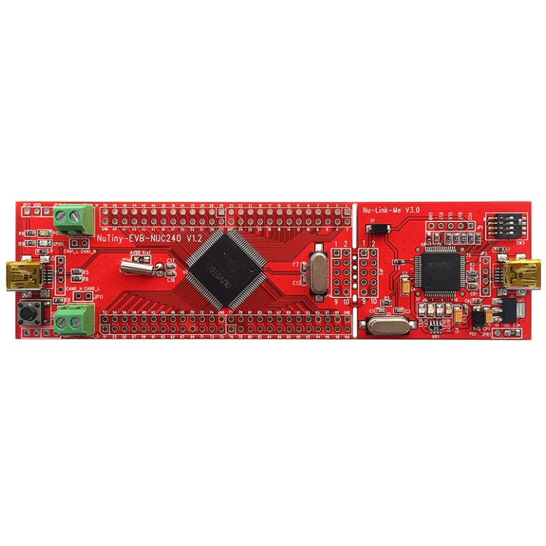 EVAL BOARD FOR NUC240V MCU 32 BIT ARM - NT-NUC240V