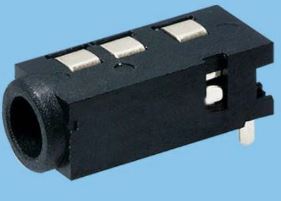 CONNECTOR JACK DIP STREO 3.5MM 6x5mm - L-KLS1-SSJ3.5-002