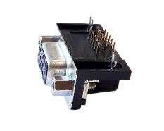 CONNECTOR 15PIN DSUB RIGHT ANGLE TYPE FEMALE - MOLEX-482036063