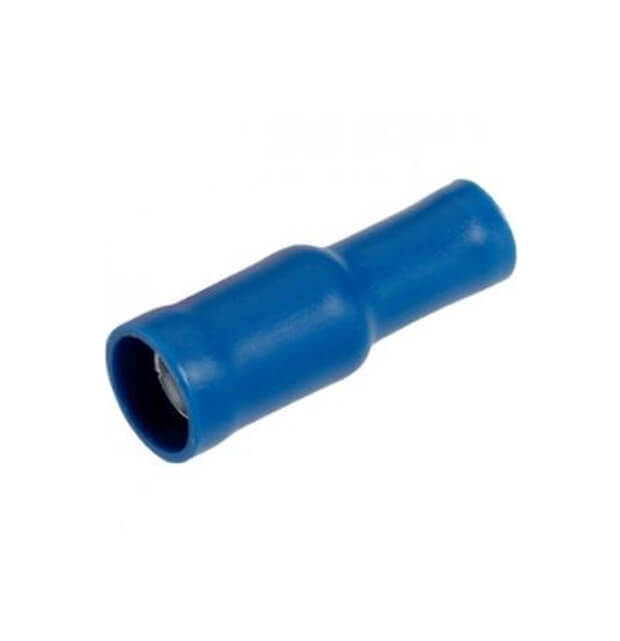 CONNECTOR TERM.BULLET FULL INS.4X24.4MM FEMALE BLU - L-KLS8-01112-FRD2-156