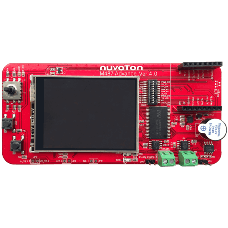 EVAL BOARD FOR M487 MCU 32 BIT ARM w/ TFT SCREEN - NK-BEDM487D