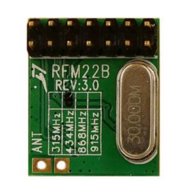 RF TRANSCEIVER MODULE 433MHZ SMD - RFM22BW-433-S2