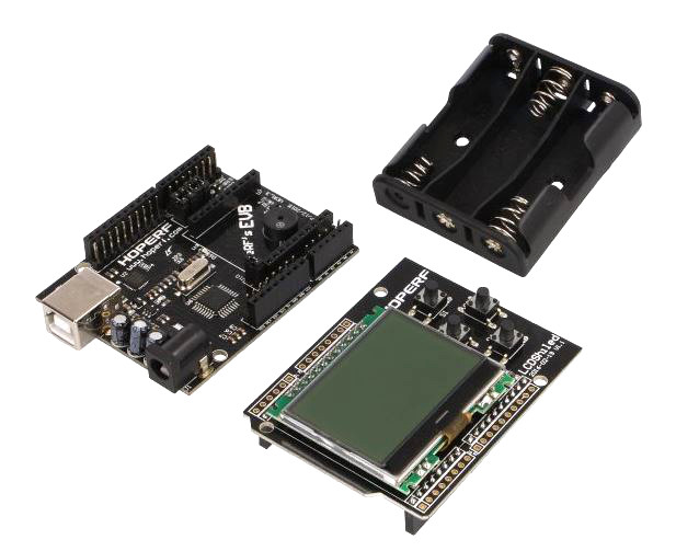 EVAL BOARD FOR LCDSHIELD HOPEDUINO - LCD SHIELD HOPEDUINO