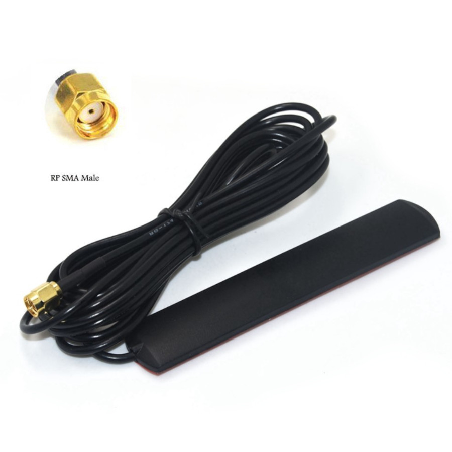 ANTENNA LTE 2.4GHZ WIFI 3DBI RP-SMA MALE 3000MM - L-KLS1-WIFI05-1-1-0-3000