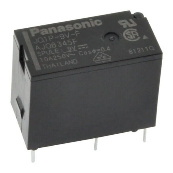 RELAY POWER 10A 9V SPDT - JQ1P-9V-F