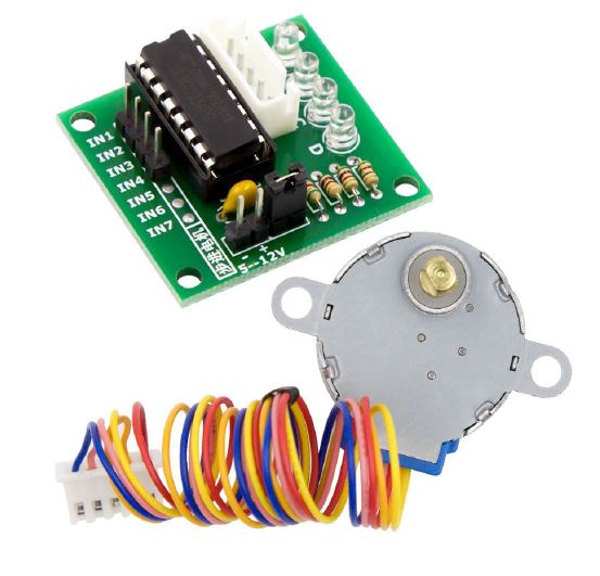 ARDUINO ACCES. 5V MOTOR+ULN2003 DRIVER BOARD -STEPPER MOTOR+DRVR BOARD