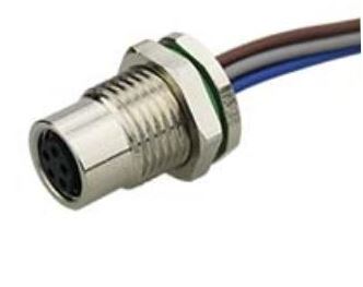 CABLE FEMALE TO WIRE LEAD 3PIN M8 500MM - SS-M8A-03P-FF-SF7C50-00B