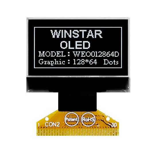 OLED COG 128X64 WHITE 0.96" - WEO012864DWPP3N00006