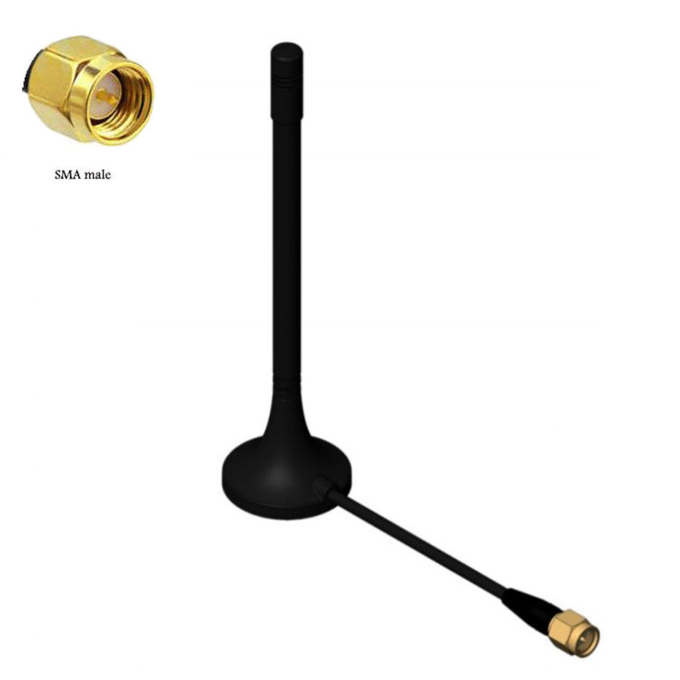 ANTENNA LTE 2483.5MHz 2DBI SMA MALE RG174 - JCW069