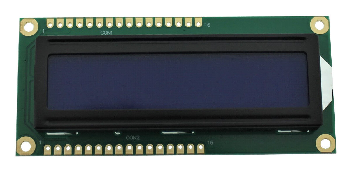 LCD CHARACTER 16X2 STN NEGATIVE BLUE 5V - WHZ1602W2-TMI-CW#