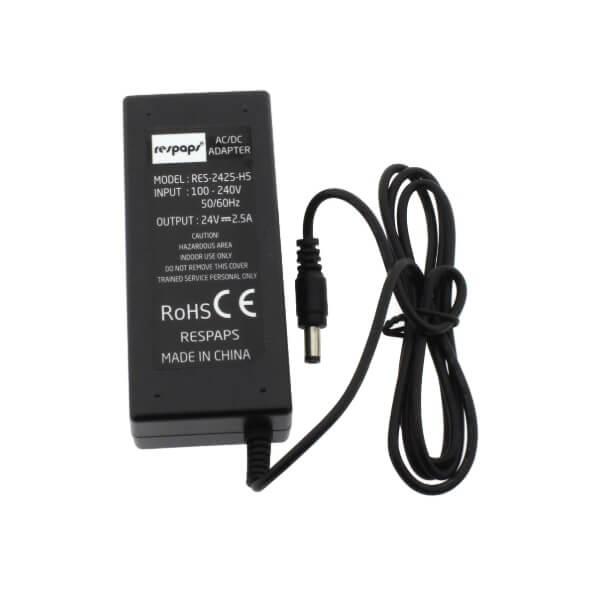 POWER SUPPLY 24V 2.5A 2M CABLE 2.1MM JACK RESPAPS