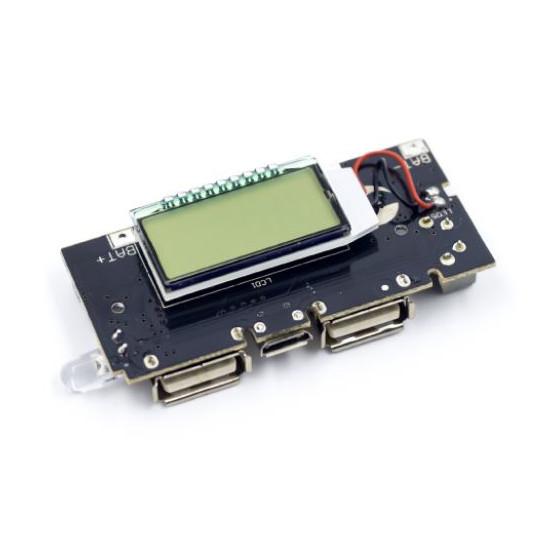 ARDUINO ACCES. DIY18650 DUAL USB WITH LCD