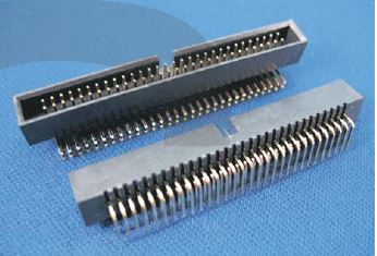 BOX HEADER 10PIN(2x5) 1.27mm THT R/A MALE BLACK - L-KLS1-202C-10-R-B