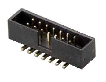 BOX HEADER 10PIN(2x5) 1.27MM SMT V/T MALE BLACK - L-KLS1-202C-10-T-B