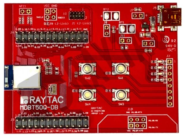 EVALUATION BOARD FOR MDBT50Q SERIES BT5 - MDBT50Q-DB