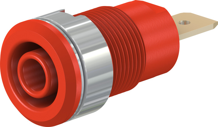 4 MM SAFETY SOCKET RED - 23.3060-22