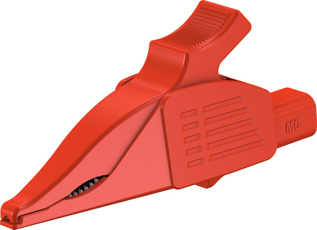 4 MM TEST CLIP DOLPHIN RED - 66.9575-22