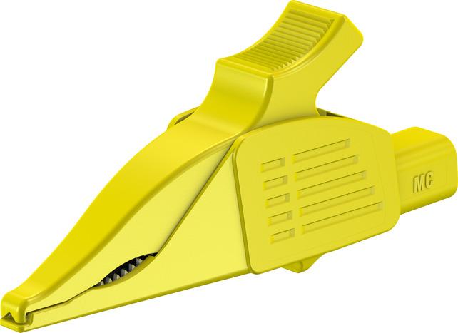 4 MM TEST CLIP DOLPHIN YELLOW