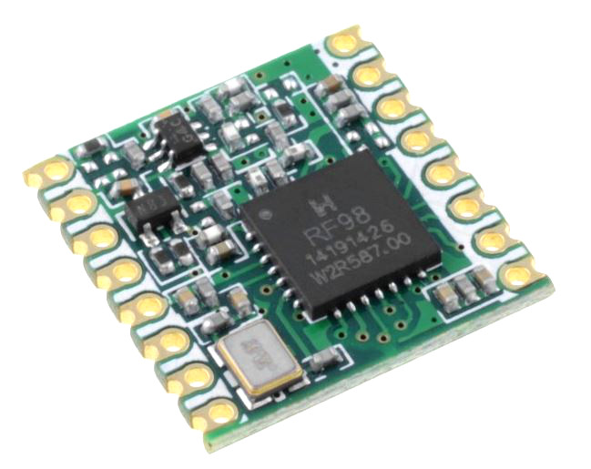 RF TRANSCEIVER MODULE LORA 433MHZ SMD - RFM98W-433S2