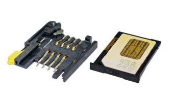 CONN.SIM CARD WITH SWITCH 8PIN WITH TRAY 115-00003 - 115T-BEA0