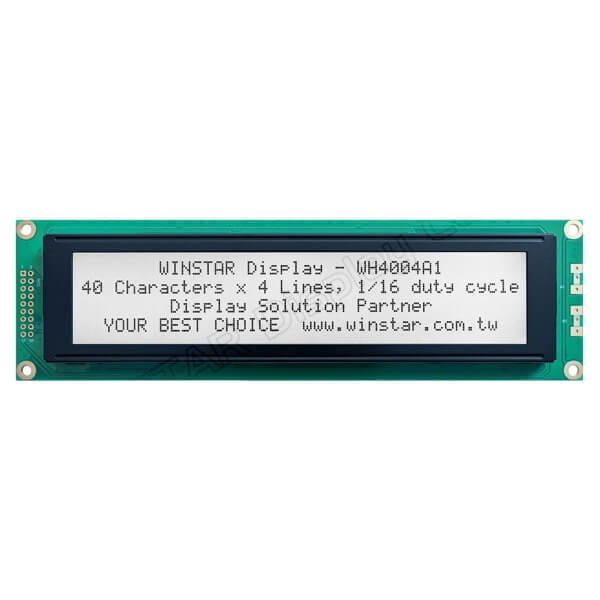 LCD CHARACTER 40X4 FSTN POSITIVE 5V - WH4004A-TFH-CT#