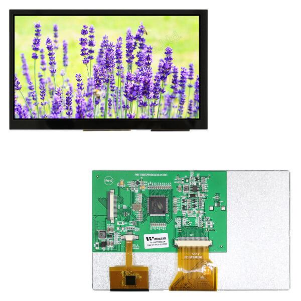 TFT LCD 7" 800x480 WITH