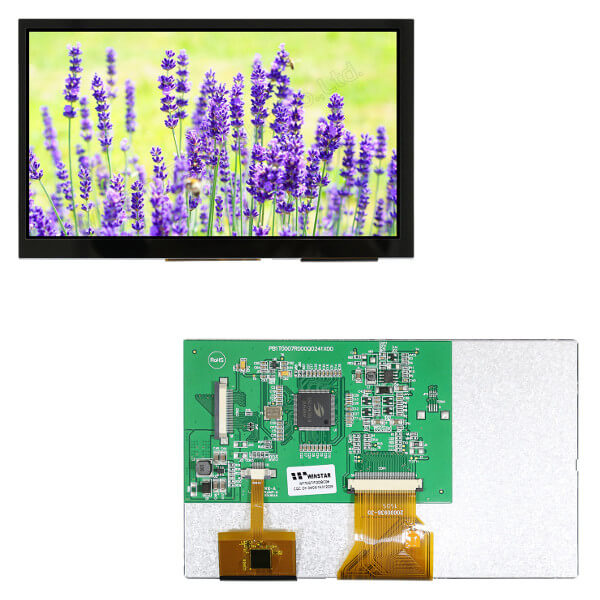 TFT LCD 7" 800x480 WITH