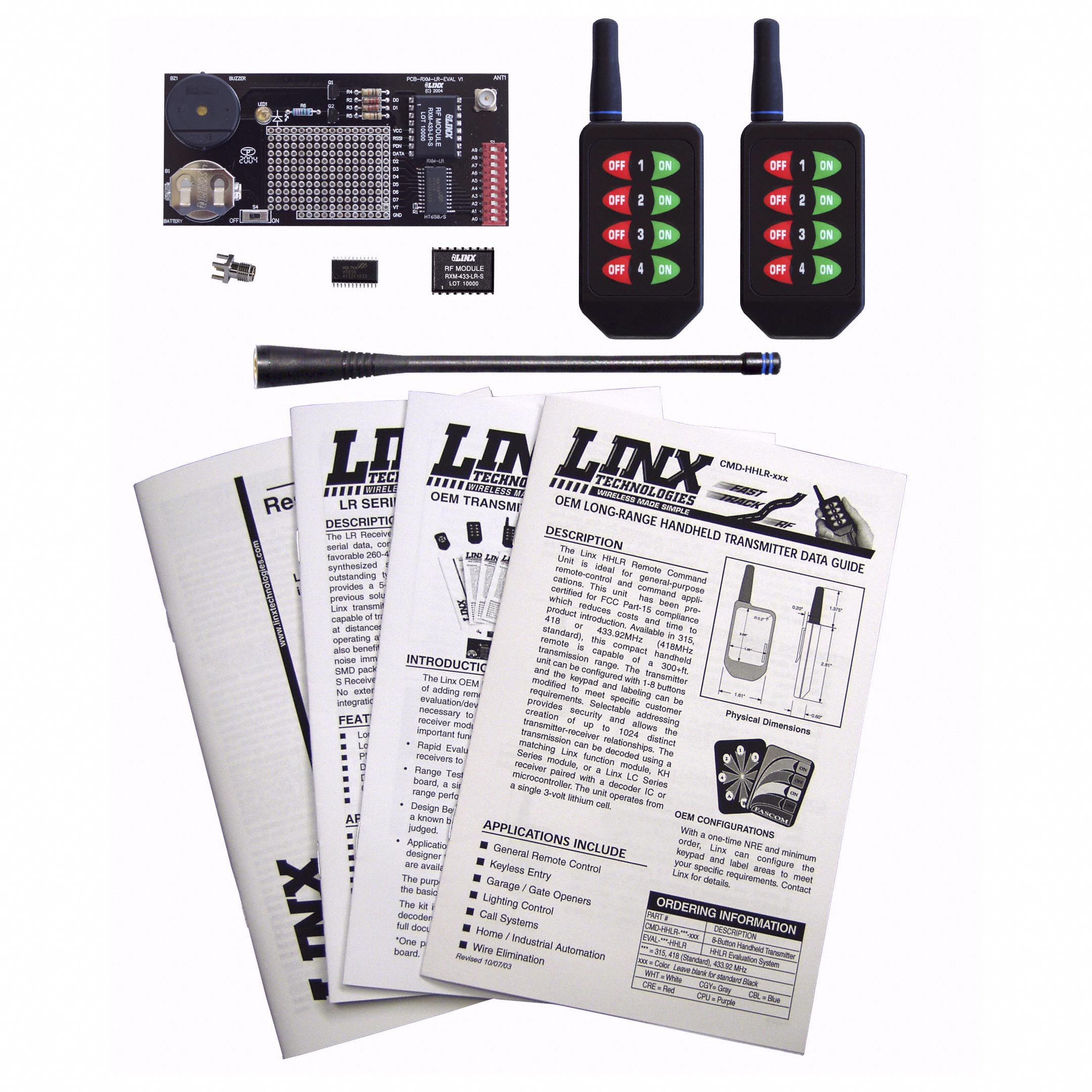 KIT EVAL FOR HHLR 433MHZ XMITTER - EVAL-433-HHLR