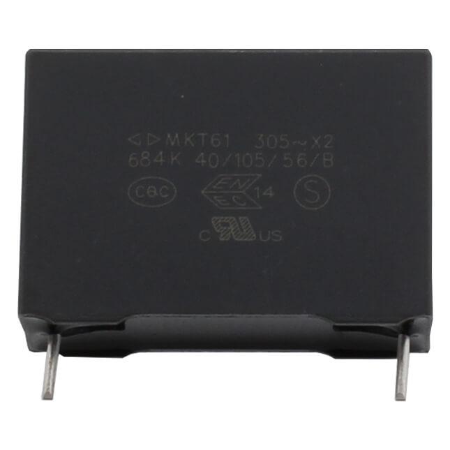 CAP.POL.680nF 305VAC 22.5MM 10% X2 BULK C:4MM