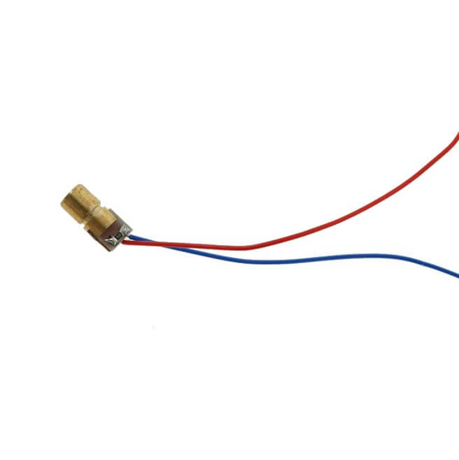 RED LIGHT LASER MODULE KIT 5V 7.5CM CABLE LENGTH