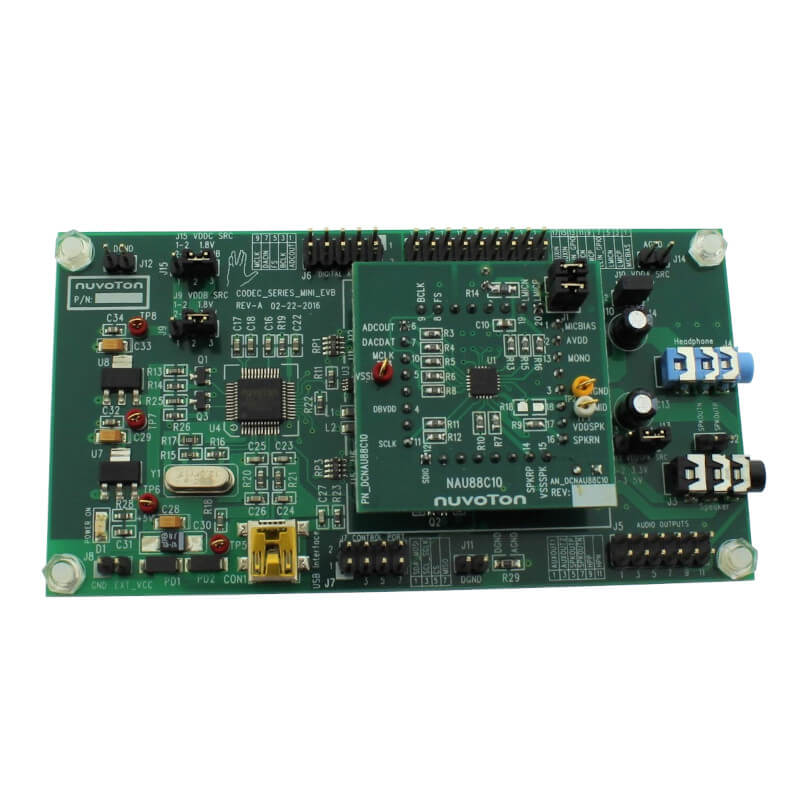 EVAL BOARD FOR NAU88C10 VOICE IC - NV-NAU88C10