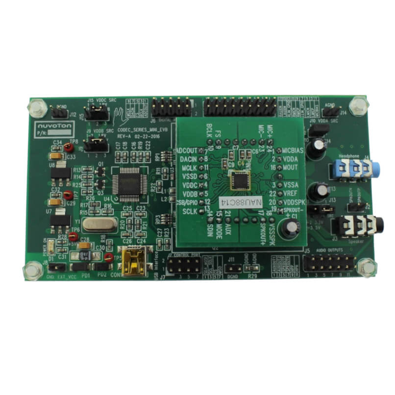 EVAL BOARD FOR NAU88C14 VOICE IC - NV-NAU88C14