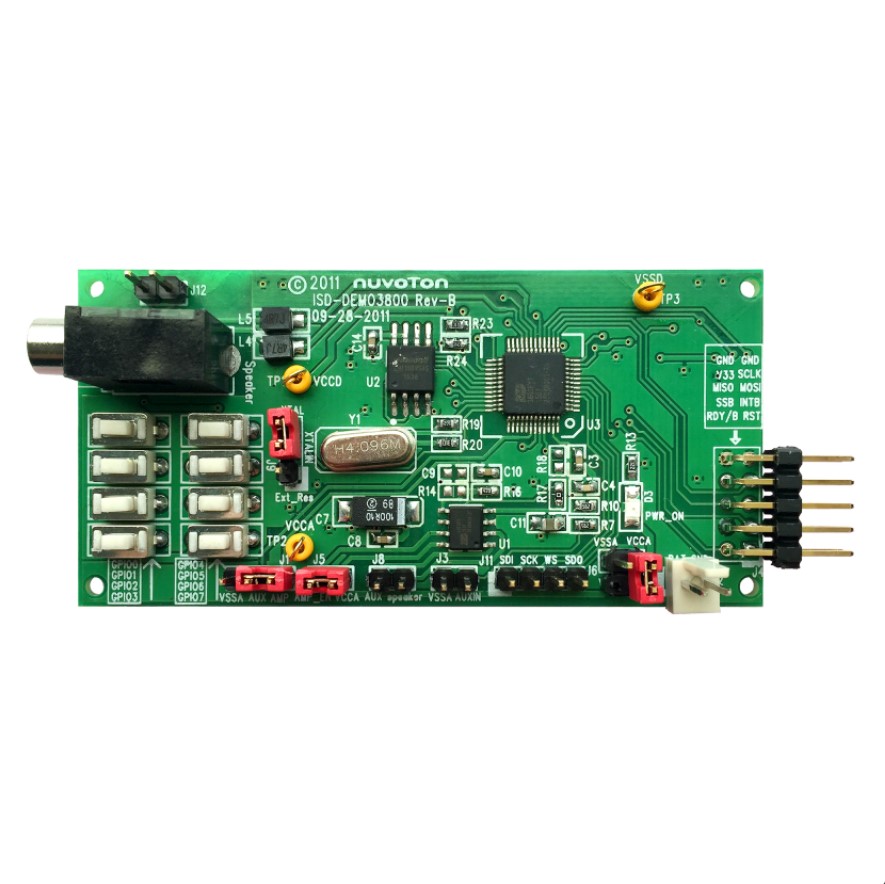 EVAL BOARD FOR ISD3800 VOICE IC - NT-ISD3800