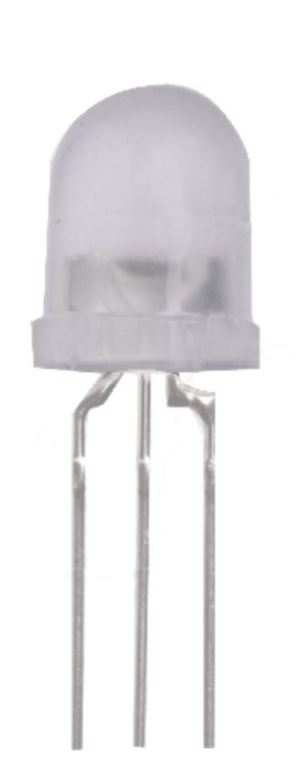 LED 8MM GREEN, YELLOW G:15mcd, Y:15mcd 50° - L809GYW