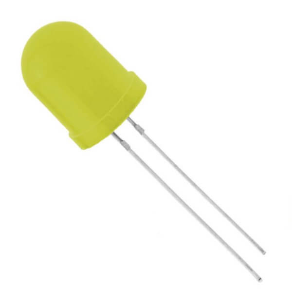 LED 10MM YELLOW 3mcd 150° YELLOW/DIFFUSED - L833YD