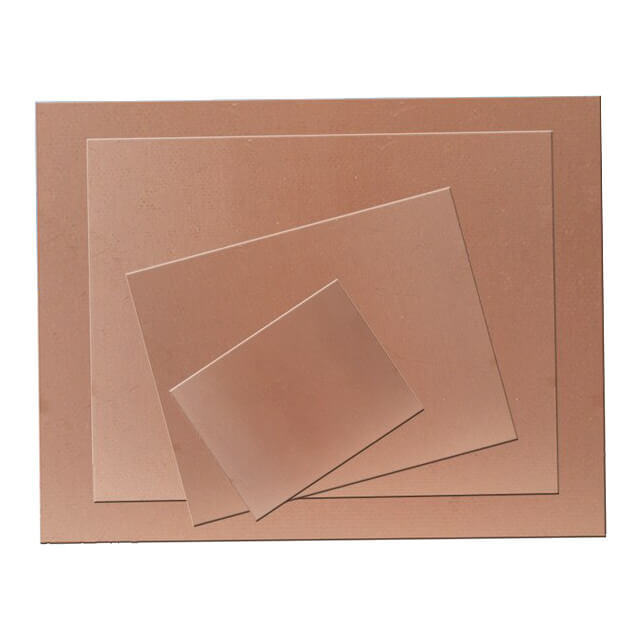 BAKIR PLAKET 10x10CM FR4 CIFT YUZLU 1.6MM