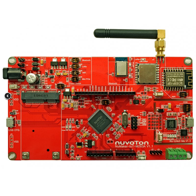 EVAL BOARD FOR M263A MCU 32 BIT ARM - NK-IOT-M263A